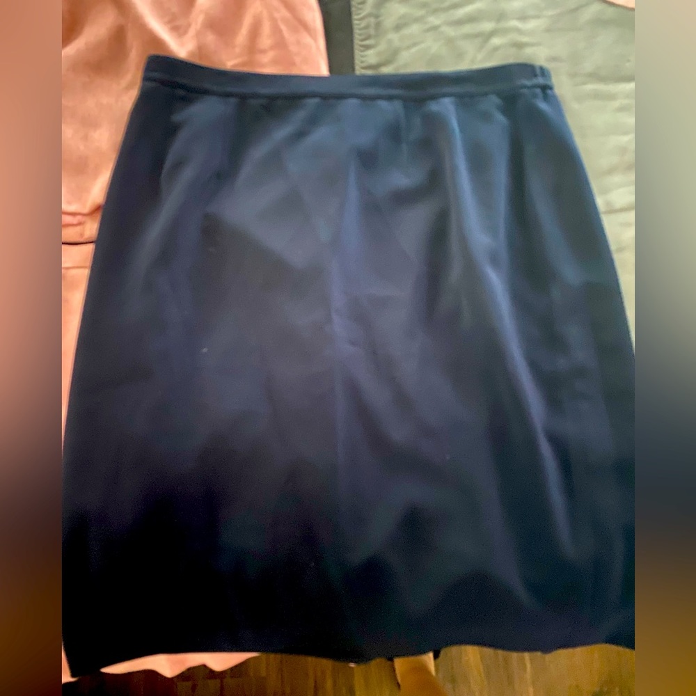 Navy blue skirt